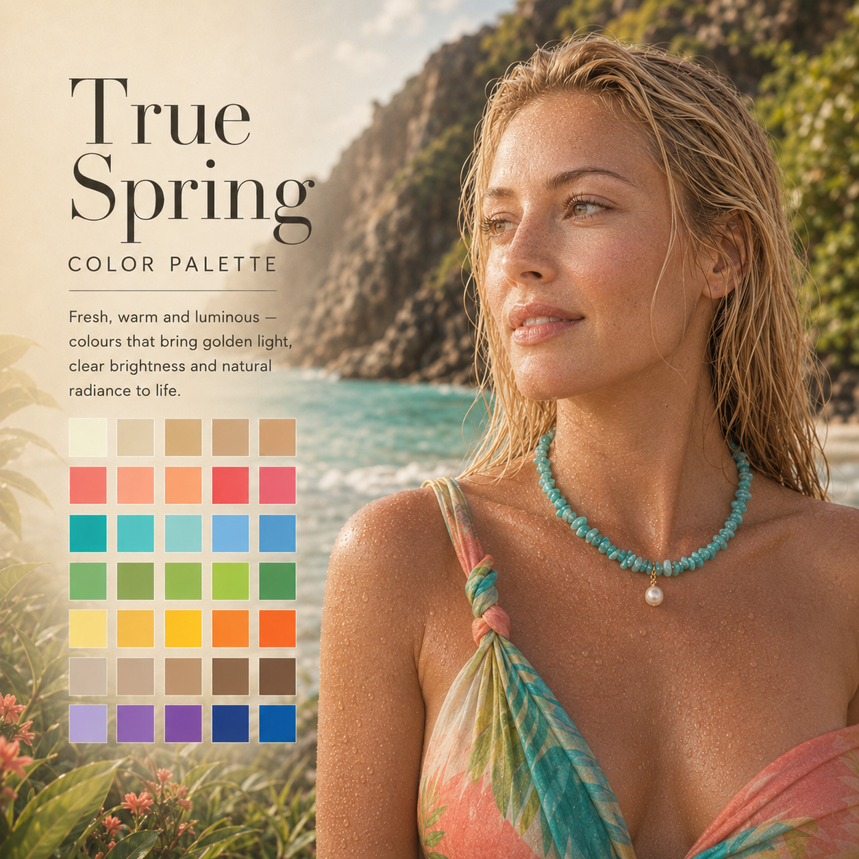 True Spring / Warm Spring Necklace TS-RF01N