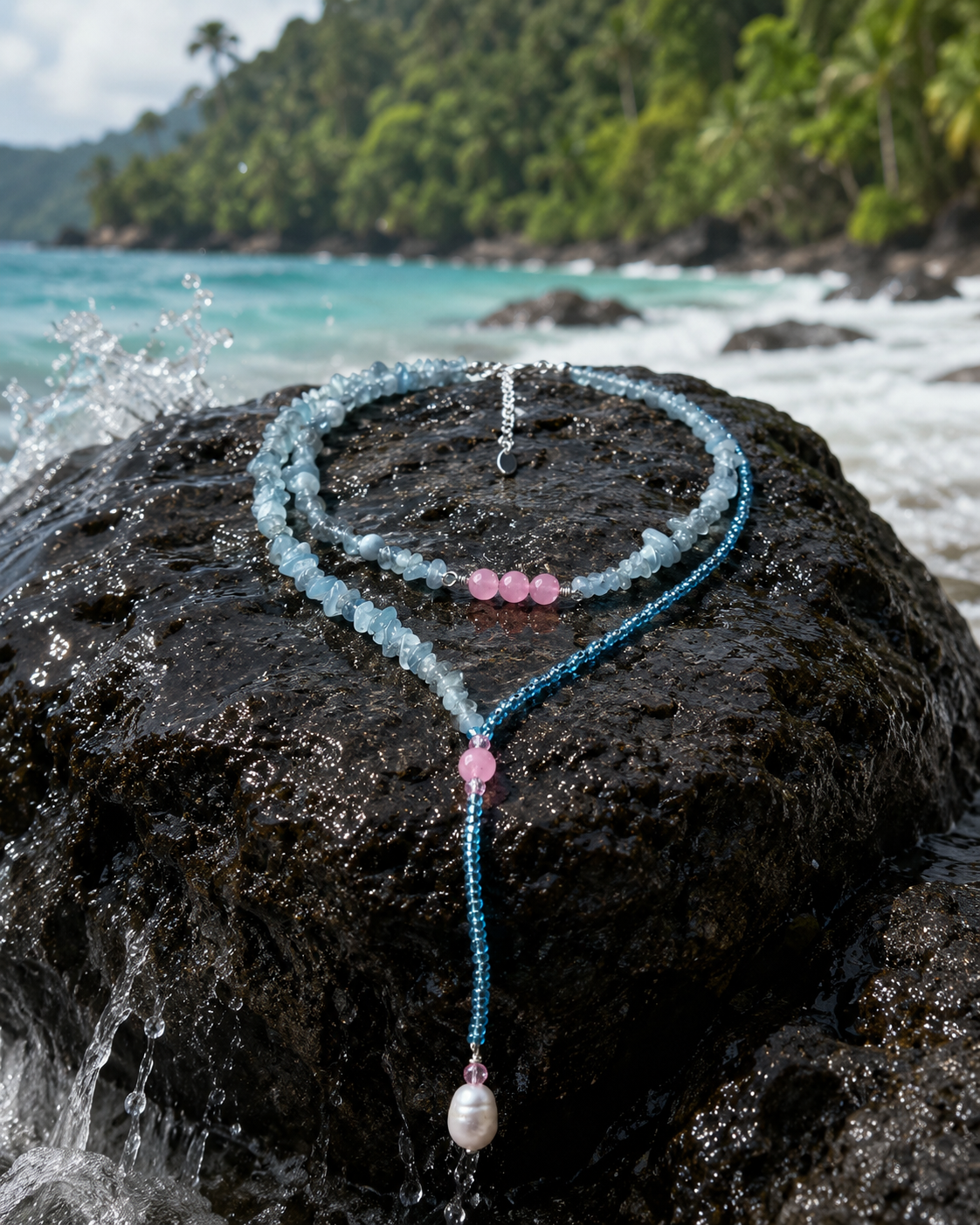 Cool Summer / True Summer - Set of 2 Necklaces CS-RF01S