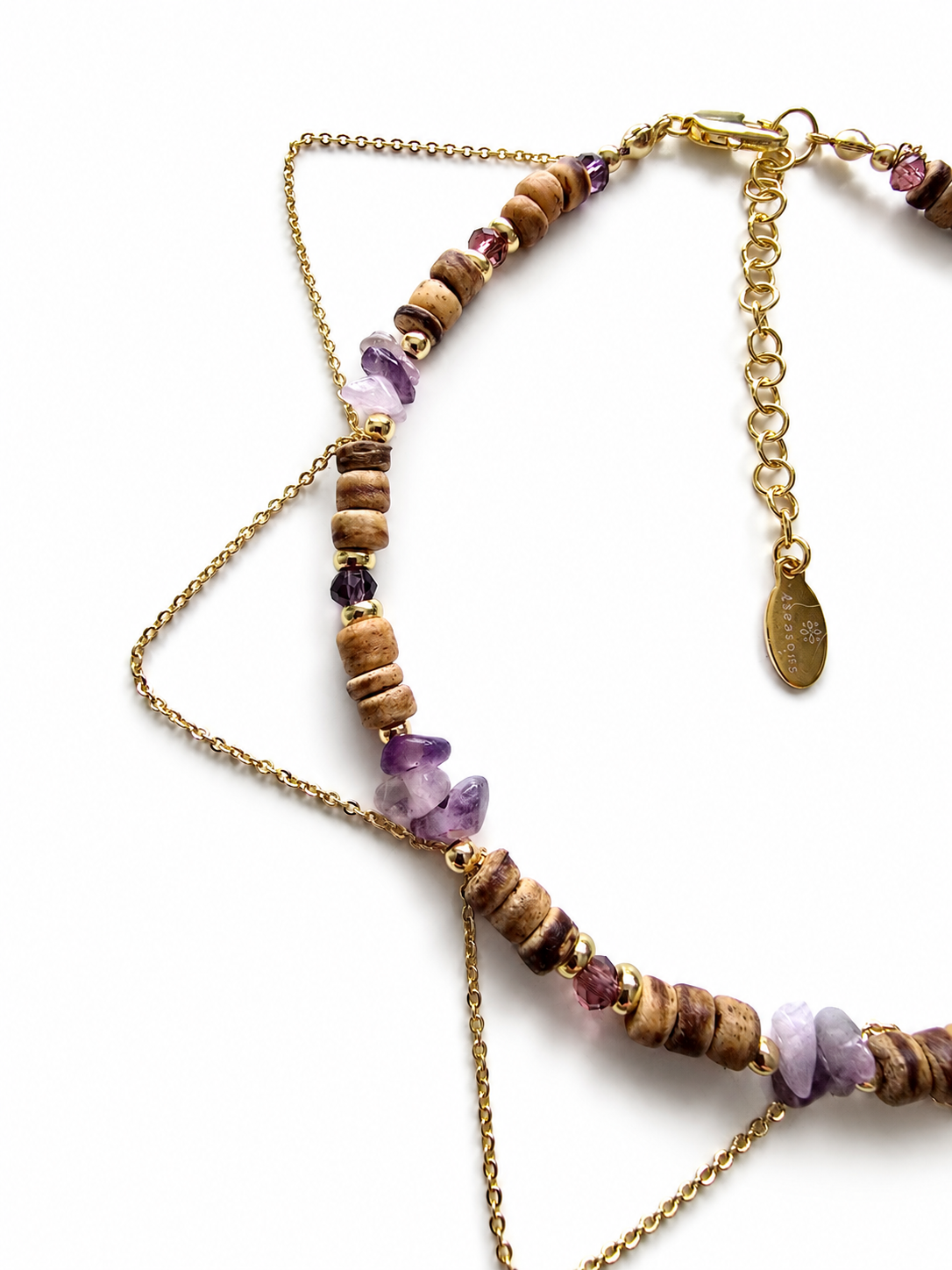 Soft Autumn Anklets - set of 2