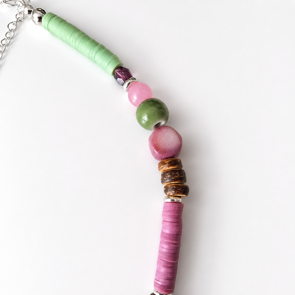 Soft Summer 2 - very rare mauve coral beads